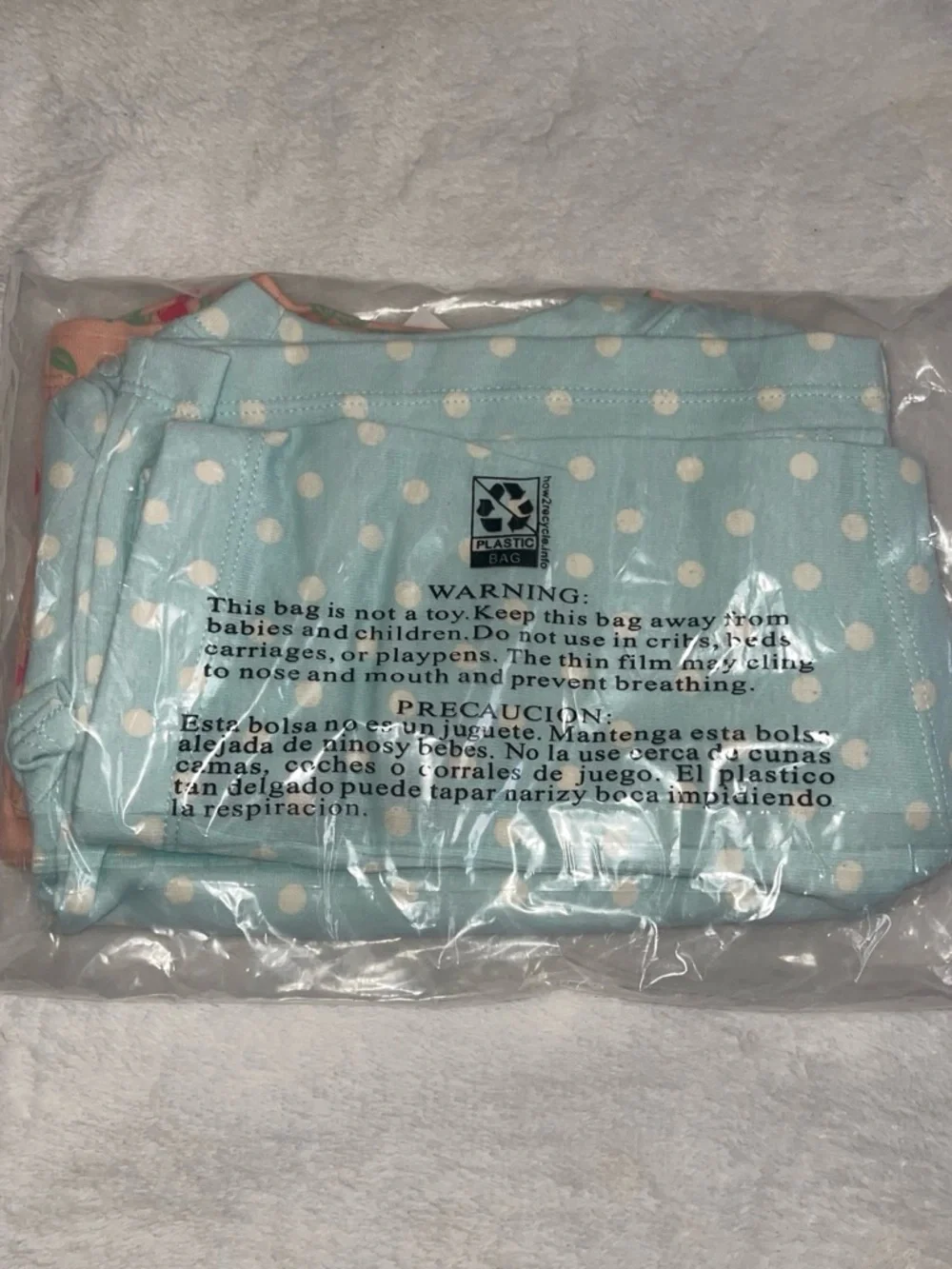 wonder nation Pink Cherry & Light Blue Dot Kids Short Sleeve Pajama 2-Pack